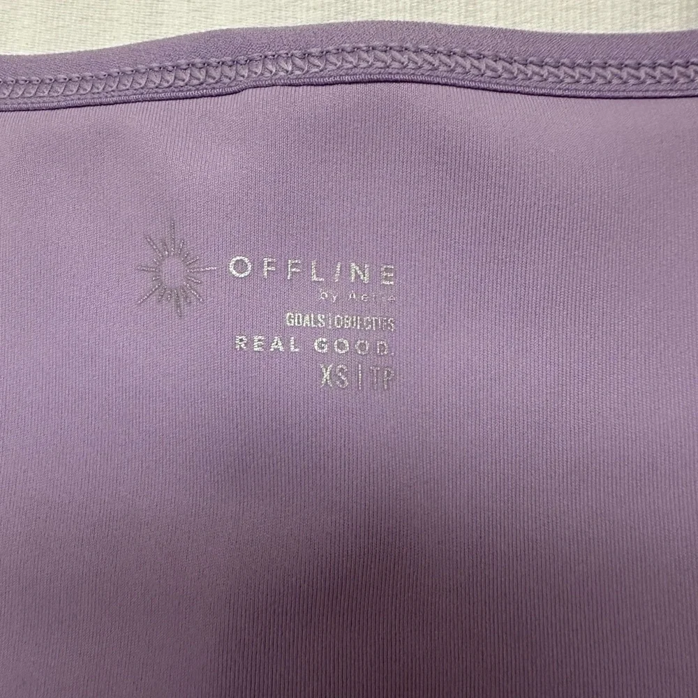 purple aerie crop top - Picture 4 of 4